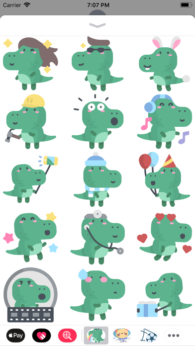 Cute Dinosaur Stickers screenshot 2