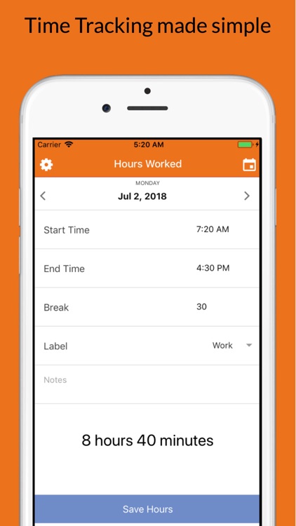 Hours Worked Time Clock & Pay screenshot-0