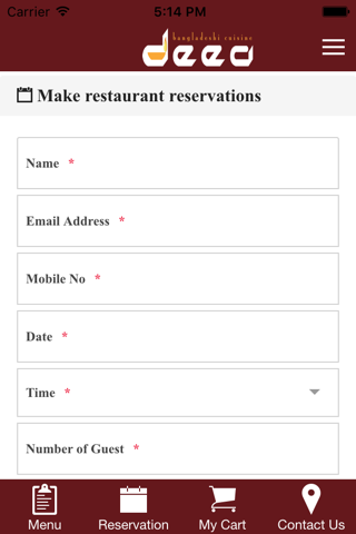 Deea Bangladeshi Cuisine screenshot 3