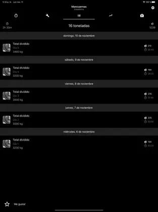 Captura 5 Entrenamiento con mancuernas. iphone