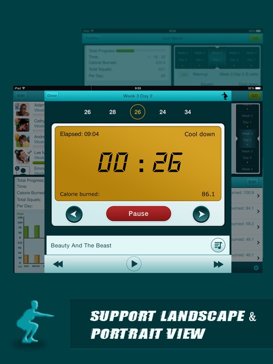 Squats Coach Pro for iPad