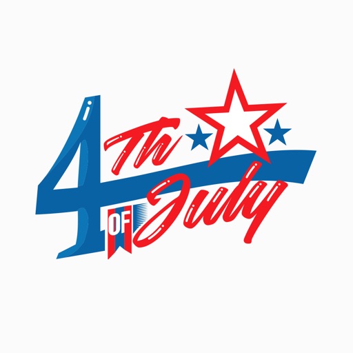 4th Of July Greeting Stickers
