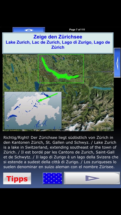 iLake quiz about Swiss lakes