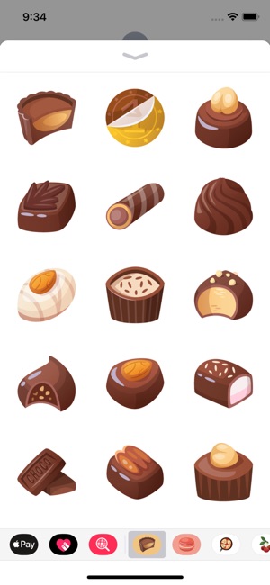 Chocolate Sweets Stickers(圖5)-速報App