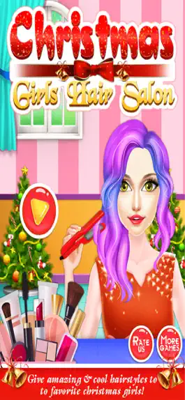 Game screenshot Christmas Girls Fashion Salon mod apk