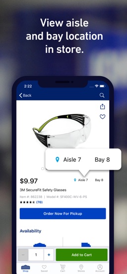 Lowe's Home Improvement app screenshot