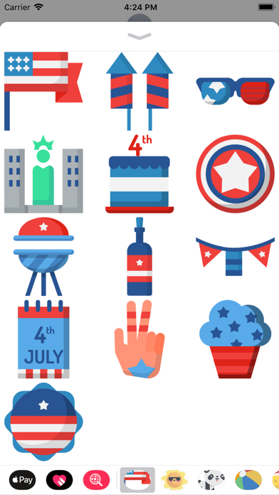 July 4th America Stickers screenshot 3