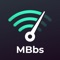 Easily run Internet speed tests with mbMeter: Internet Speed Test to measure network performance with a free cellular or Wi-Fi network speed test