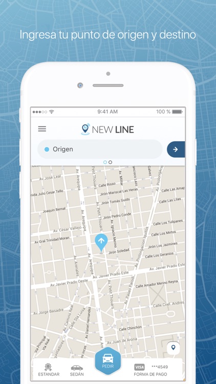 NEW LINE App para Usuario