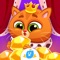 Bubbu wants to become a real royal cat
