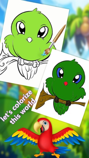 Coloring Cute Birds - Paint(圖4)-速報App