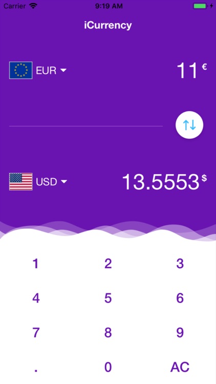 iCurrency - Chart and Calc