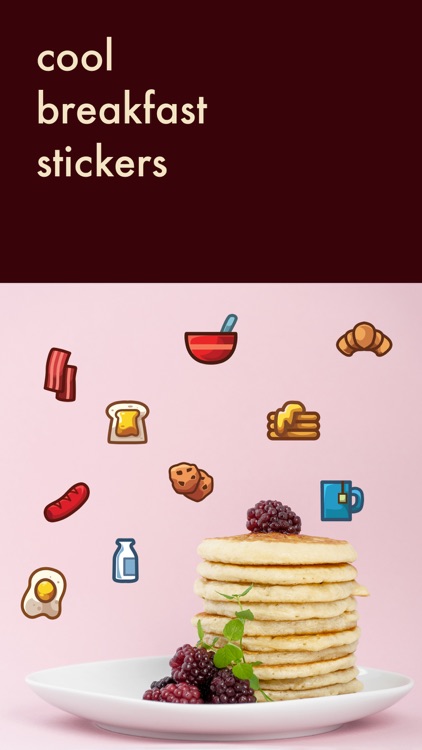 Cool Breakfast Stickers