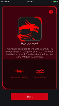 Imágen 1 MSI Dragon Dashboard 2.0 iphone