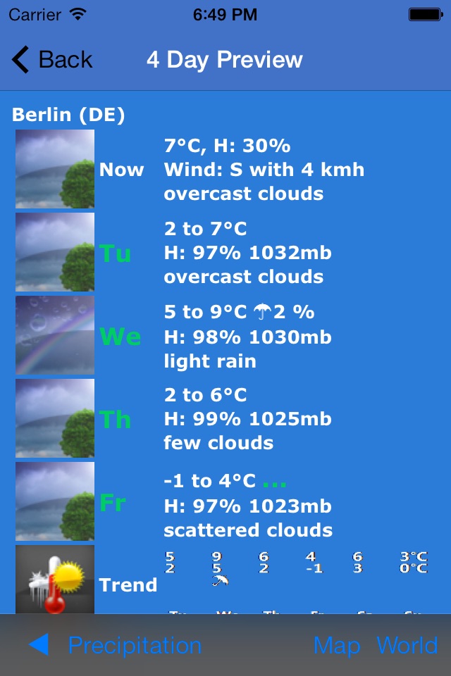 Weather Planet Lite screenshot 3