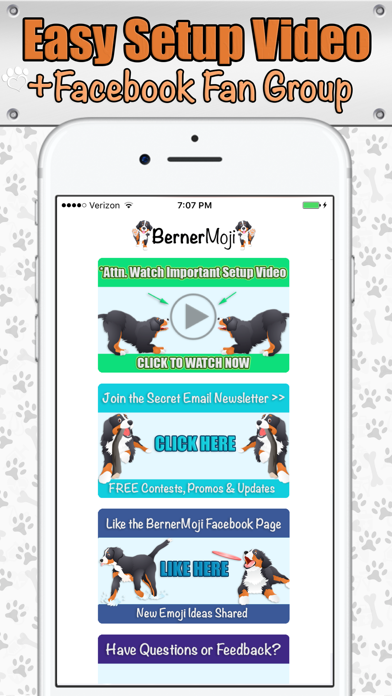 BernerMoji - Bernese Mountain Dog (Berner) Emojis Screenshot 5