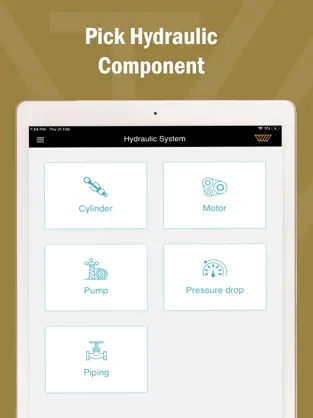 Screenshot 1 Hydraulic System Calculator iphone