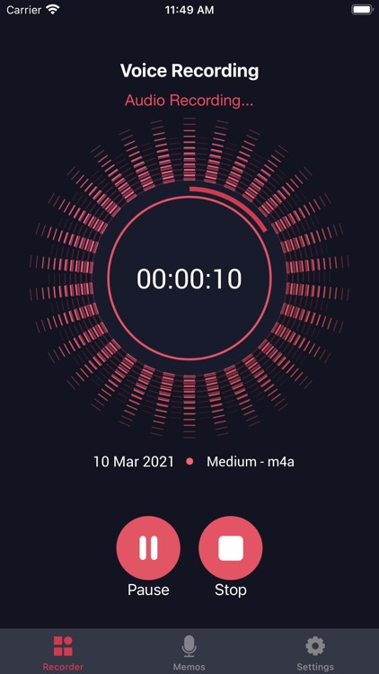 Voice Recorder : Audio Studio screenshot-3