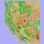 Scenic Map Western USA