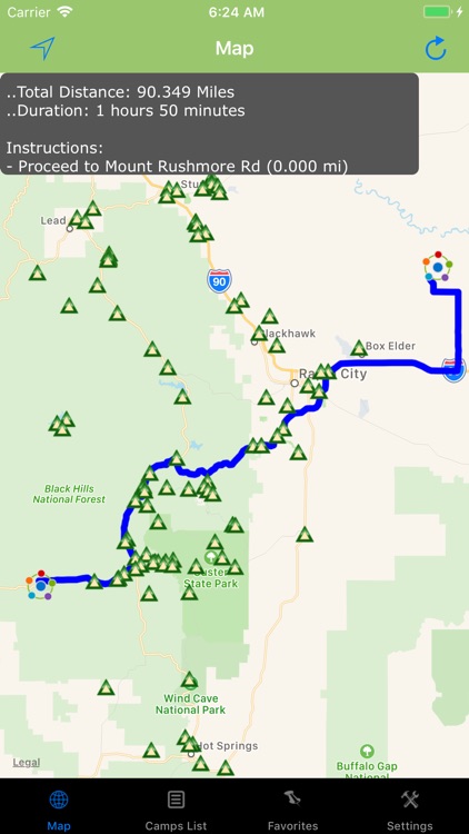 South Dakota – Camping & RV's