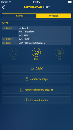 ‎Autobazar.EU Screenshot