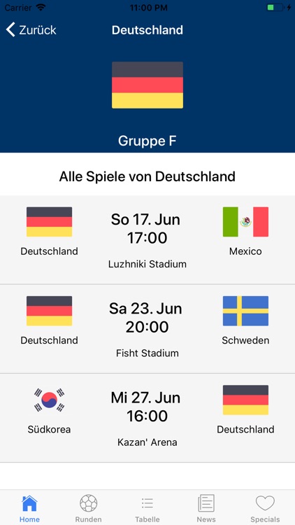 WM Plan - Die WM Spielplan App