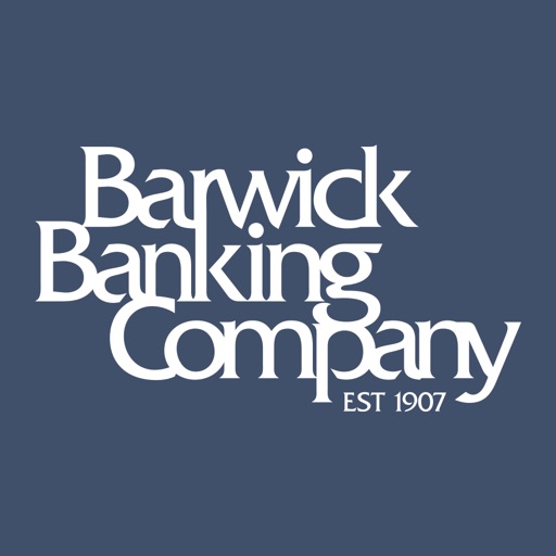 Barwick Banking Company iOS App