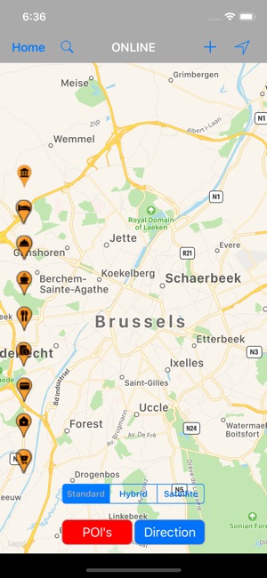 Brussels (Belgium) – City Map(圖7)-速報App