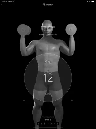 Captura 2 Entrenamiento con mancuernas. iphone