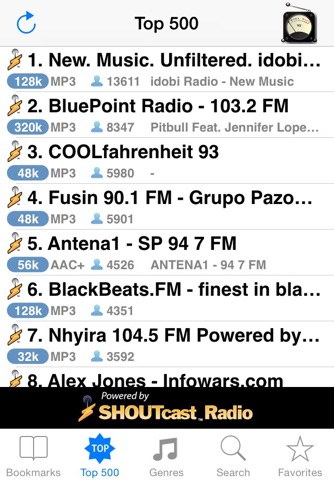 VU Radio screenshot 2