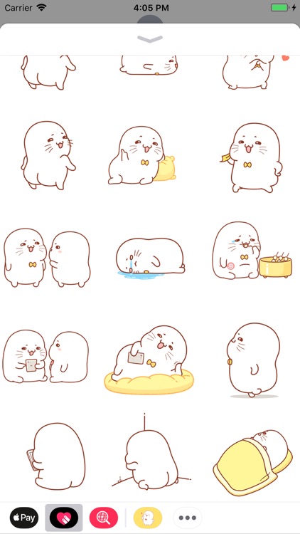 Tiny Seal Animated Stickers
