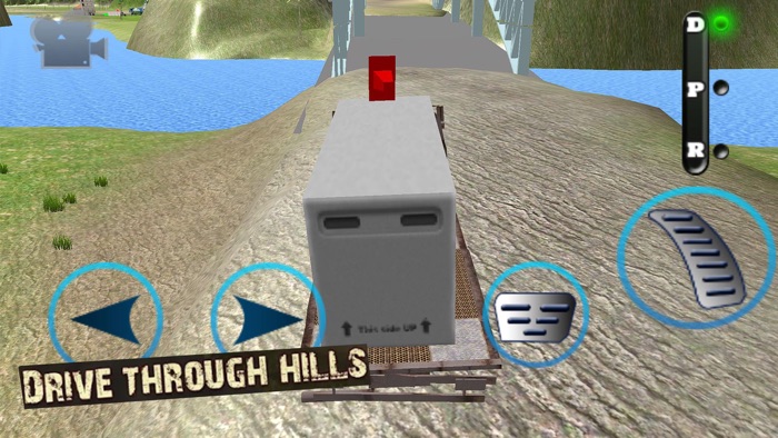 US Heavy Truck Cargo Driving