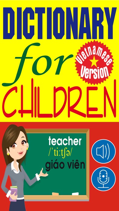 How to cancel & delete Dictionary for Children Từ điển thiếu nhi Anh-Việt from iphone & ipad 1