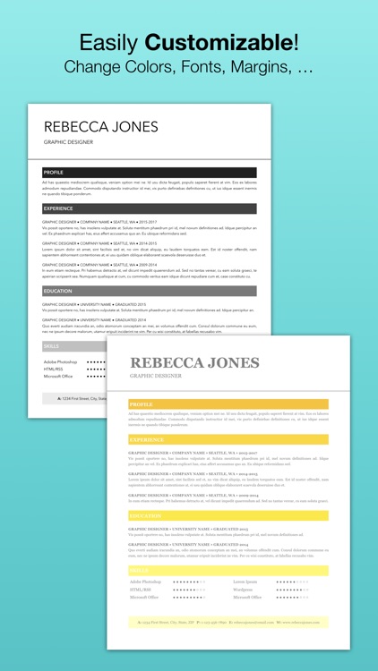 Resume Templates (for Pages)