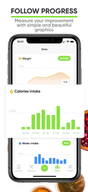 Screenshot 5 Nutrition Coach: Food tracker iphone