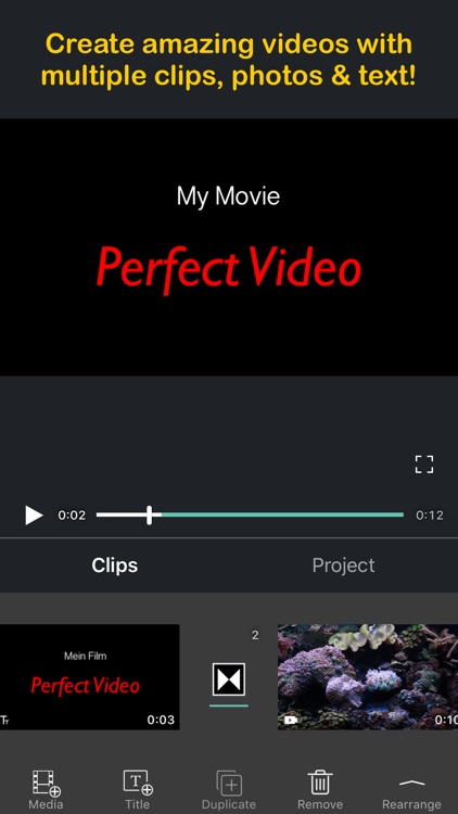 Perfect Video Editor, Collage