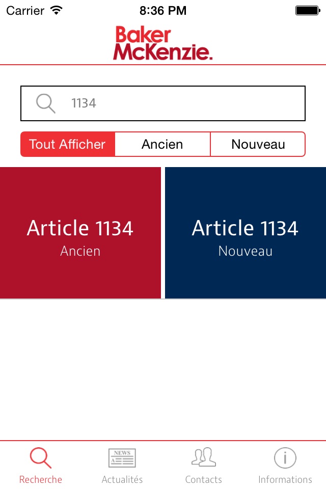 BakerMcKenzie Réforme Contrats screenshot 2