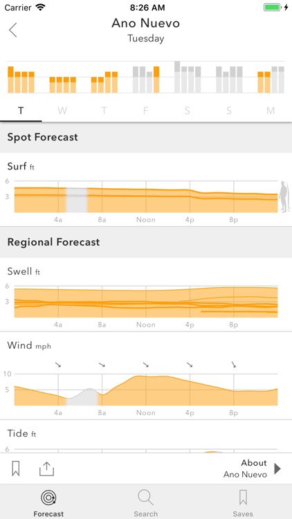 Spitcast Surf Forecast