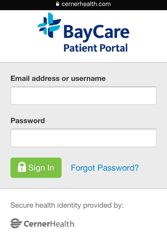 BayCare Health System screenshot 2