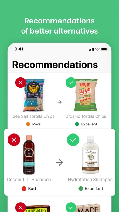Yuka - Food & Cosmetic scanner Screenshot