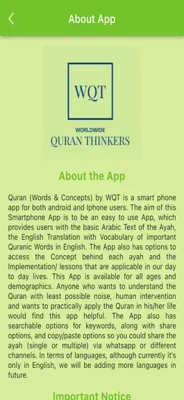 Game screenshot Quran Words&Concepts by WQT apk