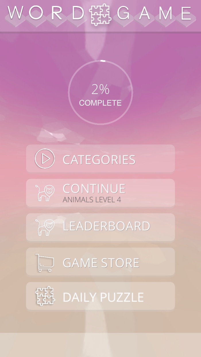 Word GameDraw Line Puzzle