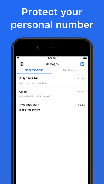 Second Texting Number screenshot-5