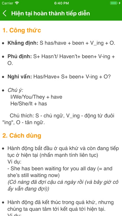 Công thức Ngữ pháp tiếng Anh