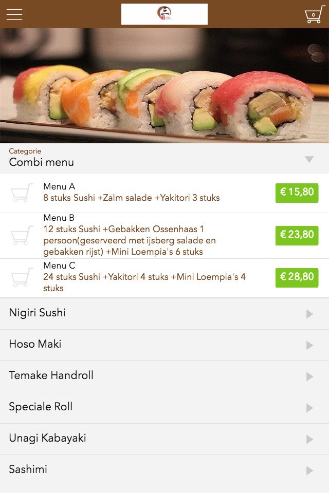 Sann Sushi screenshot 2