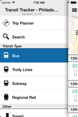 Transit Tracker - Philly screenshot 2