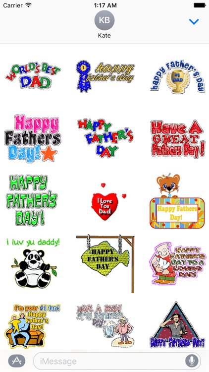 Happy Father's Day Sticker Gif