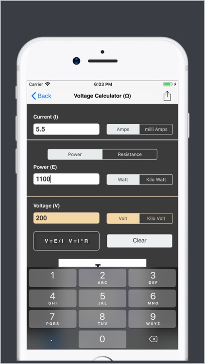 Electrical Calculator