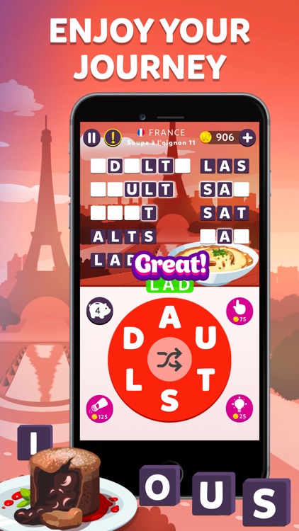 Wordelicious - Fun Word Puzzle screenshot-4