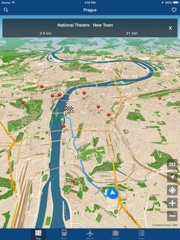 プラハオフライン地図 - 市メトロエアポートのおすすめ画像2